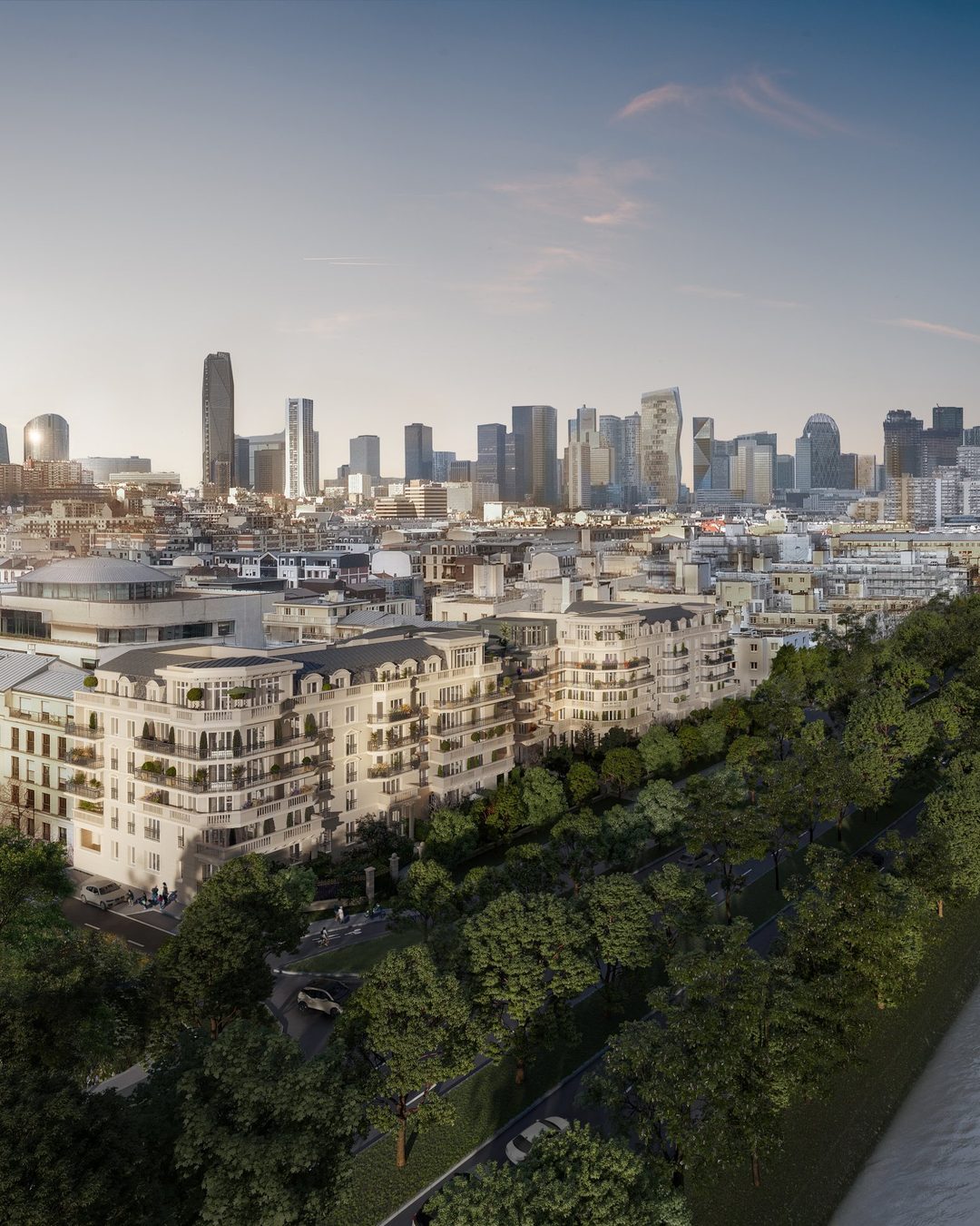 Riverside residences near La Défense